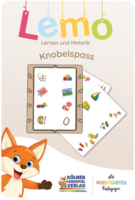 Produktabbildung zu LeMo - Lernen & Motorik - Kartensatz Knobelspass - ab 5 Jahren