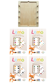 Produktabbildung zu LeMo - Lernen & Motorik - Set ab 3 Jahren - mit 4 Kartensätzen