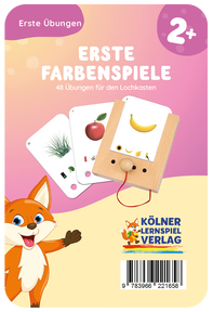 Produktabbildung zu Lochkasten - Erste Farbenspiele 2+ - Kartensatz