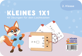 Produktabbildung zu Lochkasten - Kleines 1x1, 8-9 - Kartensatz