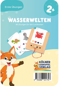 Produktabbildung zu Lochkasten - Erste Übungen - Wasserwelten 2+ - Kartensatz
