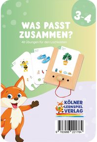 Produktabbildung zu Lochkasten - Was passt zusammen? 3-4 - Kartensatz