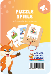Produktabbildung zu Lochkasten - Puzzle Spiele 4+ - Kartensatz
