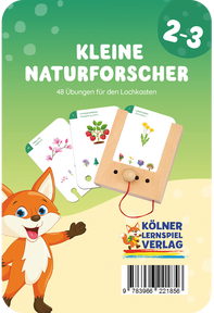 Produktabbildung zu Lochkasten - Kleine Naturforscher 2-3 - Kartensatz