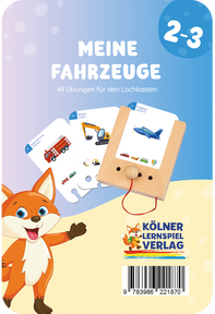Produktabbildung zu Lochkasten - Meine Fahrzeuge 2-3 - Kartensatz