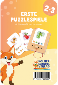 Produktabbildung zu Lochkasten - Erste Puzzlespiele 2-3 - Kartensatz