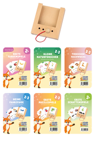 Produktabbildung zu Lochkasten - Starterset 2-3 Jahre - mit 6 Kartensätzen