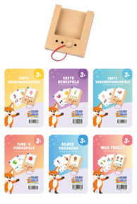 Produktabbildung zu Lochkasten - Starterset ab 3 Jahren - mit 6 Kartensätzen