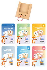 Produktabbildung zu Lochkasten - Starterset 3-4 Jahre - mit 6 Kartensätzen