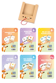 Produktabbildung zu Lochkasten - Starterset ab 5 Jahren - mit 6 Kartensätzen