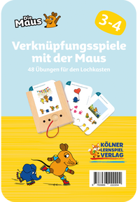 Produktabbildung zu Lochkasten - Verknüpfungsspiele mit der Maus 3-4 - Kartensatz