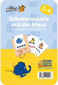 Produktabbildung zu Lochkasten - Schattenspiele mit der Maus 3-4 - Kartensatz