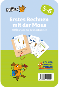 Produktabbildung zu Lochkasten - Erstes Rechnen mit der Maus 5-6 - Kartensatz