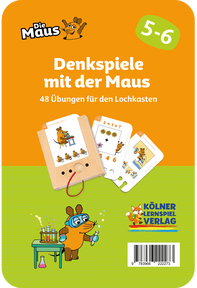 Produktabbildung zu Lochkasten - Denkspiele mit der Maus 5-6 - Kartensatz