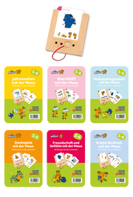 Produktabbildung zu Lochkasten - Starterset Maus 5-6 Jahre - mit 6 Kartensätzen
