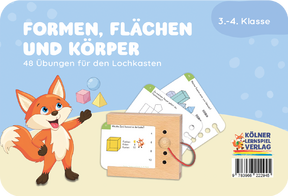 Produktabbildung zu Lochkasten - Formen, Flächen und Körper, 3.-4. Klasse - Kartensatz