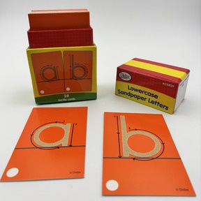 Produktabbildung zu Buchstaben-Spürkarten - Kleinbuchstaben
