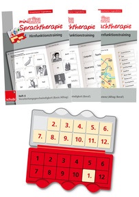 Produktabbildung zu miniLÜK-Sprachtherapie - Hirnfunktionstraining - SET 2: Gerät + Hefte 4-6
