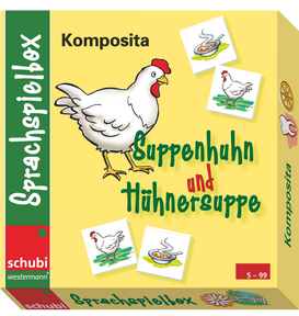 Produktabbildung zu Sprachspielbox - Komposita - Suppenhuhn und Hühnersuppe