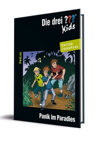 Produktabbildung zu Die drei ??? Kids Edition Lesen Plus - Panik im Paradies