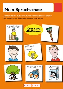 Produktabbildung zu Mein Sprachschatz - Spracharbeit auf semantisch-lexikalischer Ebene - Für den Erst- und Zweitspracherwerb ab 4 Jahren