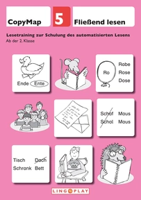 Produktabbildung zu CopyMap 5: Fliessend lesen - Lesetraining zur Schulung des automatisierten Lesens - Ab der 2. Klasse