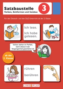 Produktabbildung zu Satzbaustelle 3 - Verben, Zeitformen und Satzbau - Für den Deutsch- und DaZ-Unterricht ab der 2. Klasse