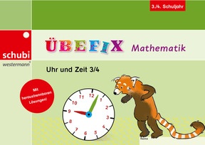 Produktabbildung zu Übefix Mathematik - Uhr und Zeit 3/4