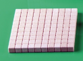 Produktabbildung zu Hunderterplatte aus RE-Wood® - 1 Stück