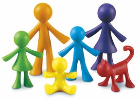 Produktabbildung zu Meine Familie und ich - Zählfiguren