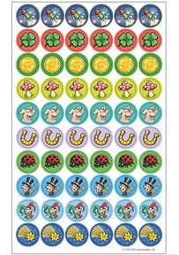 Produktabbildung zu Motivationssticker - Glücksbringer
