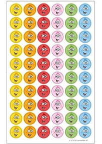 Produktabbildung zu Motivationssticker - Lachgesichter