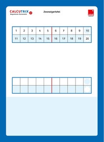 Produktabbildung zu Calcutrix 20 - Magnetische Rechentafel