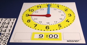 Produktabbildung zu Tafel-Uhr - magnetisch