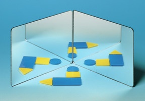 Produktabbildung zu Eckspiegelsatz 12x17cm - 12x17cm, 10 Stück