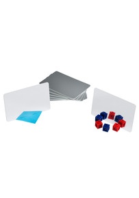 Produktabbildung zu Sicherheitsspiegel - 100 x 150 x 1,5 mm, 10 Stück