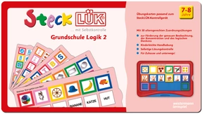 Produktabbildung zu SteckLÜK - Grundschule Logik 2 - Alter 7 - 8 (rot)