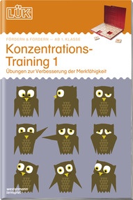 Produktabbildung zu Konzentrationstraining 1 - Übungsheft