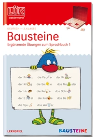 Produktabbildung zu LÜK - 2. Klasse - Deutsch - Teil 1 - Bausteine - Übungen angelehnt an das Lehrwerk