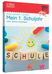 Produktabbildung zu LÜK-Set - 1. Klasse - Mathematik, Deutsch, Konzentration - Mein 1. Schuljahr