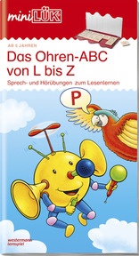 Produktabbildung zu miniLÜK - Vorschule/1. Klasse - Deutsch - Das Ohren-ABC von L bis Z