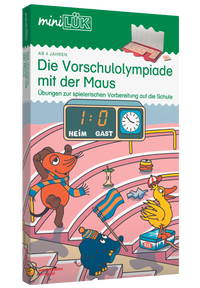 Produktabbildung zu Set Vorschul-Olympiade - Übungshefte und Lösungsgerät