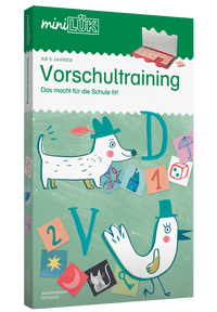 Produktabbildung zu Set Vorschultraining - Übungshefte und Lösungsgerät