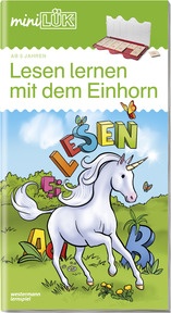 Produktabbildung zu miniLÜK - Vorschule/1. Klasse - Deutsch - Lesen lernen mit dem Einhorn