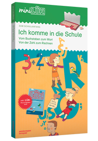 Produktabbildung zu miniLÜK-Set - Vorschule/1. Klasse - Mathematik, Deutsch - Ich komme in die Schule