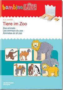 Produktabbildung zu bambinoLÜK - 3/4/5 Jahre - Tiere im Zoo