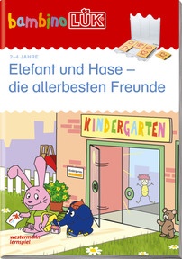 Produktabbildung zu bambinoLÜK - 2/3/4 Jahre - Elefant und Hase - die allerbesten Freunde
