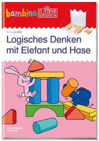 Produktabbildung zu bambinoLÜK - 3/4/5 Jahre - Logisches Denken mit Elefant und Hase