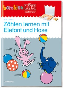 Produktabbildung zu bambinoLÜK - 3-5 Jahre - Zählen lernen mit Elefant und Hase