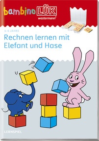 Produktabbildung zu bambinoLÜK - 4/5/6 Jahre - Vorschule - Rechnen lernen mit Elefant und Hase